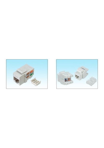 Hcs J6E-00873 Utp Cat6 Keystone Jack. 180 Derece