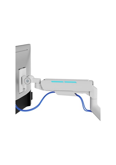 17-49 İnç Uyumlu Rgb Amortisörlü Beyaz Monitör Kolu Ldt85-c012l