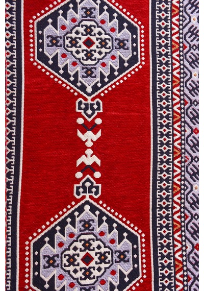 Şark Köşesi Takımı Kırmızı Yahyalı Modeli 9 Parça 20 Cm Minder Kalınlığı