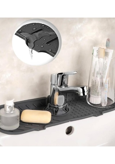 Nest Nook Musluk Ve Lavabo Matı Su Sıçramasına Son Plastik Haki Diğer