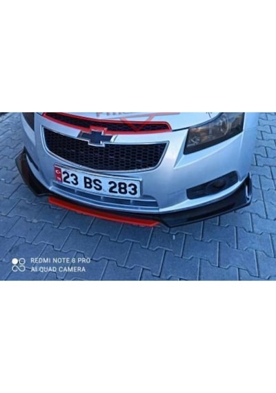 Universal Flaplı 4 Parça Lip Piano Black Kırmızı Dilli