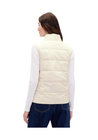 Gap 791282004 V-frch Logo Lw Puffer Vest Kadın Yelek Krem