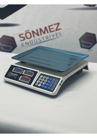 Sönmez Endüstriyel Elektronik Terazi Market Manav Terazi 40 Kg Tartım Terazi