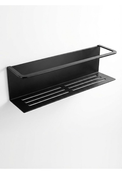Orret Home Yapışkanlı Banyo Organizer Rafı Paslanmaz Siyah Metal Duvar Tipi Raf Delmeden Montajl Sku: Smgstk7ff2e15b99 Açık Gri