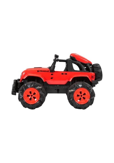 Işıklı Ve Sesli Canavar Araba 1:14 Ölçekli Spreyli Uzaktan Kumandalı Oyuncak Araba - 4x4 Kırmızı