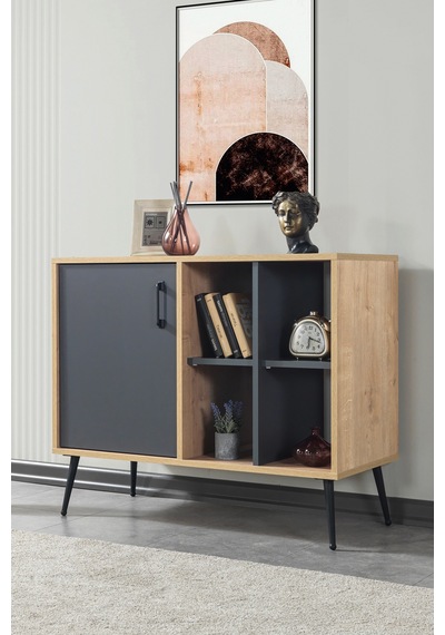 4109 Şile Metal Ayaklı,kulplu 100 Cm Konsol - Tv Ünitesi - Yemek Odası - Kahve Köşesi Antrasit Antrasit - Safir 4109 Şile Metal Ayaklı,kulplu 100 Cm Konsol - Tv Ünitesi - Yemek Odası - Kahve Köşesi Antrasit Antrasit - Safir