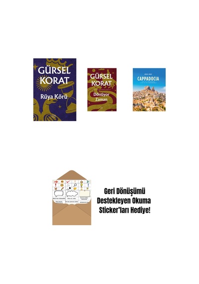 Rüya Körü + Dönüyor Zaman + Cappadocia Ciltli + Okuma Sticker'ları