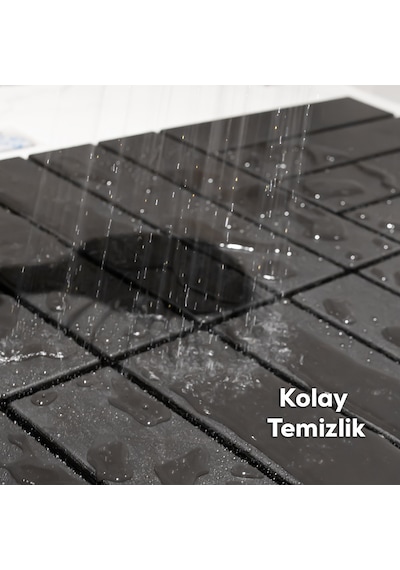 Porsima 1066 9lu Bahçe Balkon Teras Zemin Döşemesi Karosu Antrasi