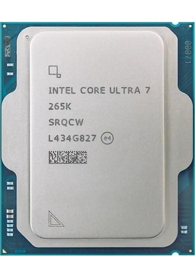 Intel Core Ultra 7 265k 20çekirdekli 36mb O/b Vga 1851p 125w Kutusuz-fansız