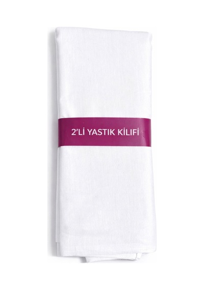 4'lü Pamuklu 50x70 Yastık Kılıfı Beyaz
