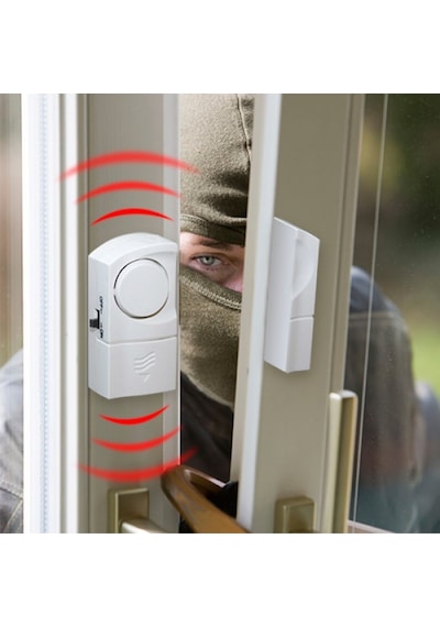 Lorex Lr-4222C3 3'Lü Tak Çalıştır Kapı Pencere Alarmı Pil Dahil