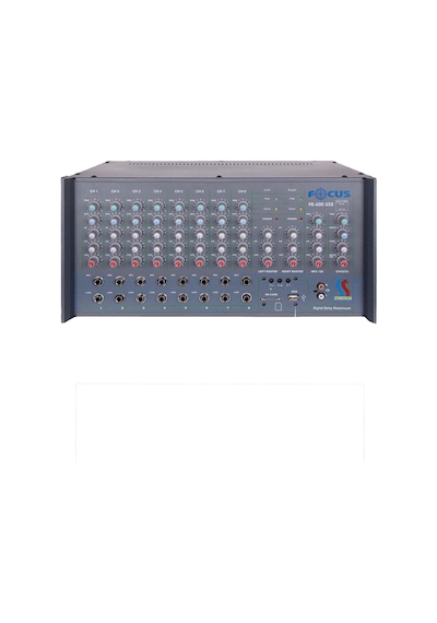 Startech Focus F8-600t Usb 2x300w Hat Trafolu Stereo Anfi Power Mixer Amfi