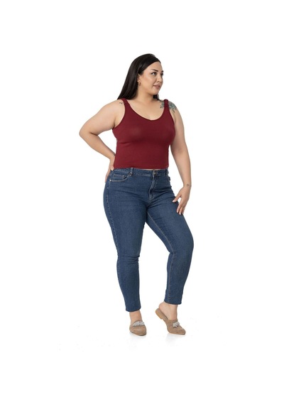 Disentis Büyük Beden Askıları Büzgülü Drapeli Crop Bordo Body-bordo Bordo