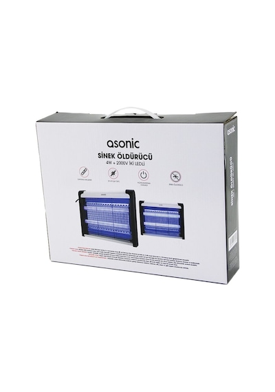 2 Ledli Sinek Öldürücü Cız Makine 4w - 2000v 30m2 Etkinlik Alanı As-a28 5492
