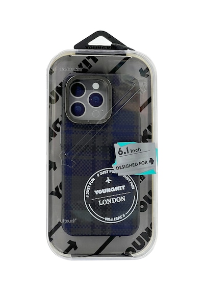 Youngkit Apple Uyumlu iPhone 14 Pro Max Gezhi Arka Koruma Kılıf - Kırmızı Kırmızı