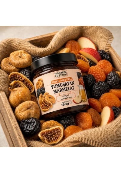 Yumuşatan Marmelat Kuru İncir-kayısı-erik 190 Gr 0.75 LT - 2.5 LT - 12 KG