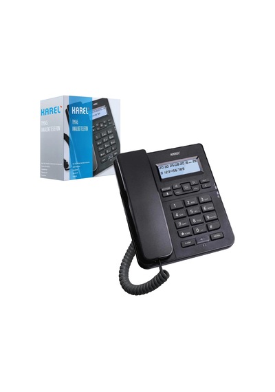 Karel Tm-145 Masa Telefonu Dijital Siyah