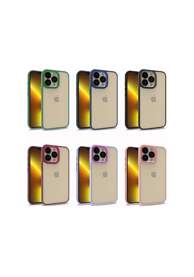 Zore İphone 13 Pro Uyumlu Nvth Flora Kılıf-sierra Mavi