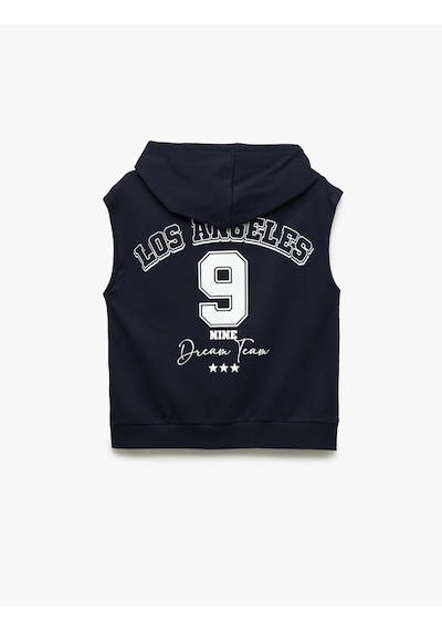 Koton Fermuarlı Arkası Baskılı Cep Detaylı Kapüşonlu Kolsuz Sweatshirt Lacivert 5sal30282ık Lacivert Koton Fermuarlı Arkası Baskılı Cep Detaylı Kapüşonlu Kolsuz Sweatshirt Lacivert 5sal30282ık Lacivert