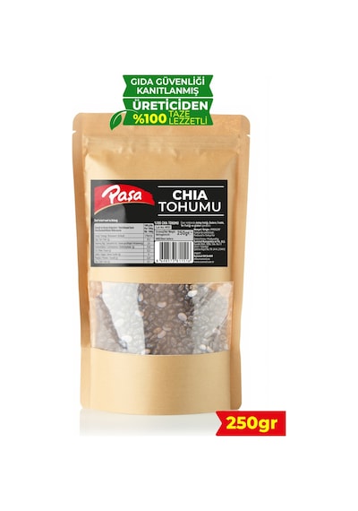 Chia Tohumu 250 Gr Yüksek Lifli Ve Omega-3 Kaynağı
