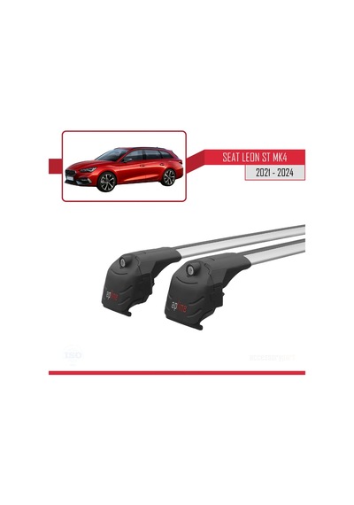 Seat Leon Mk4 Kl1/kl8 St 2021 Ve Sonrası İle Uyumlu Ace-2 Ara Atkı Tavan Barı Gri