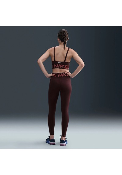Nike Pro Indy Plunge Orta Destekli Pedli Kadın Sporcu Sütyeni Pembe