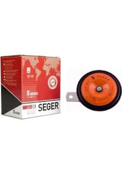 Seger 24 Volt 435 Hz İnce Ses Didit Korna Turuncu Küçük Kafa