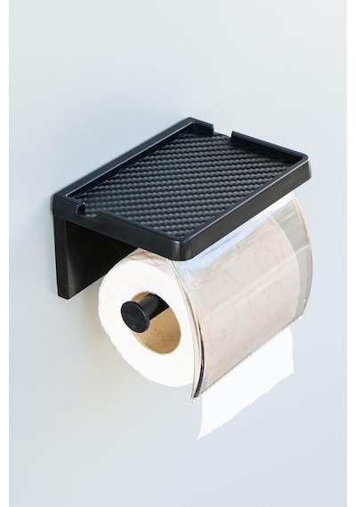 Yapışkanlı Kapaklı Tuvalet Kağıdı Askısı Banyo Tuvalet Kağıtlığı Aparatı Peçetelik Organizer Pl Diğer