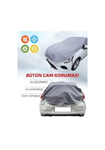 Honda Civic 2023 Pratik Vinleks Yarım Oto Brandası,branda Lüx Kalite Kalın