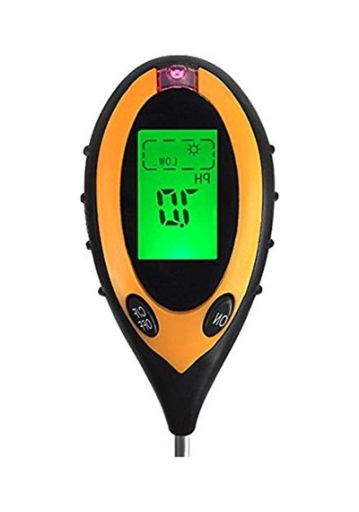 4'ü 1 Arada Toprak Test Cihazı, Ph, Nem Ve Sıcaklık Ölçümü İçin Lcd Ekran