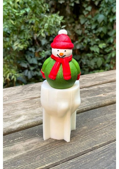 Rufus Concept 3d Christmas Kardan Adam Silikon Mum Kalıbı