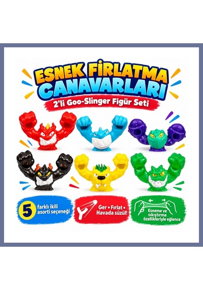 Bezos Meteour Madness Goo Slingers İkili Paket Dlra