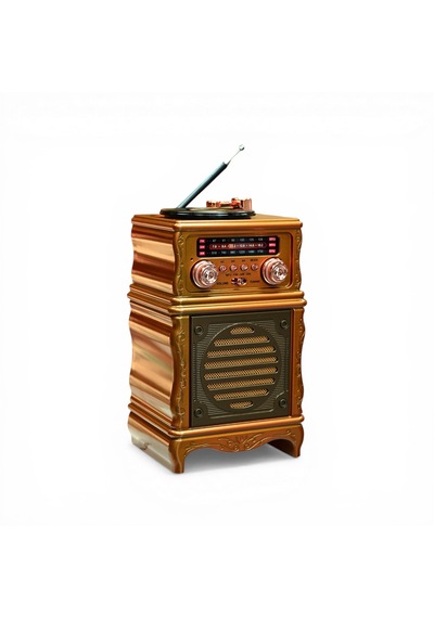 Rt-381 Nostalji Plak Çalar Görünüm Radyo,şık Tasarım Trend Bluetooth Nostaljik Radyo