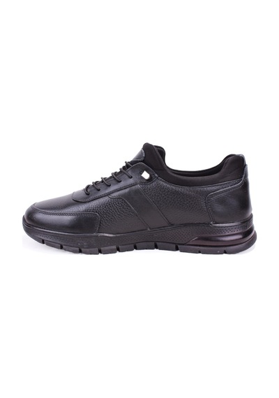 Dagoster Dma08-1080 Siyah Ortopedik Günlük Slip On Erkek Deri Ayakkabı