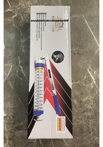 Mrs Şeffaf Gres Yağ Pompası Yüksek Basınçlı Gres Yağ Basma Pompası 600cc 5pcs