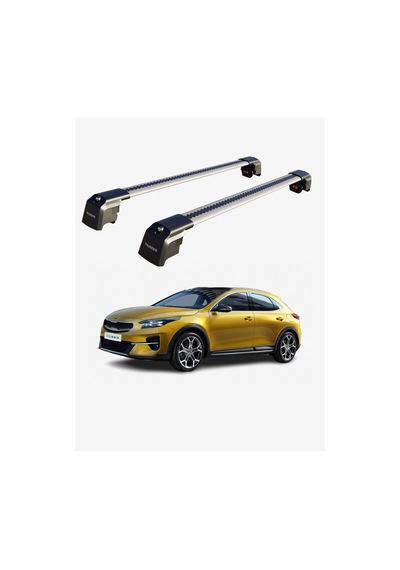 Kıa Xceed 2019-sonrası Trx2 Thunder Carrier Kilitli Ara Atkı Taşıyıcı Tavan Barı Siyah