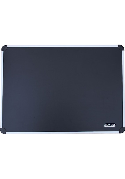 Solano Katlanır Kamp Masası Alüminyum Çerçeve Mdf Üst Tabla 48 68cm Siyah