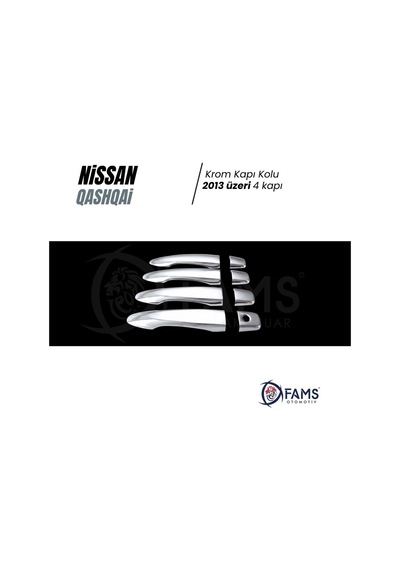 Nissan Qashqai Krom Kapı Kolu 2013 Üzeri 4 Kapı P. Çelik