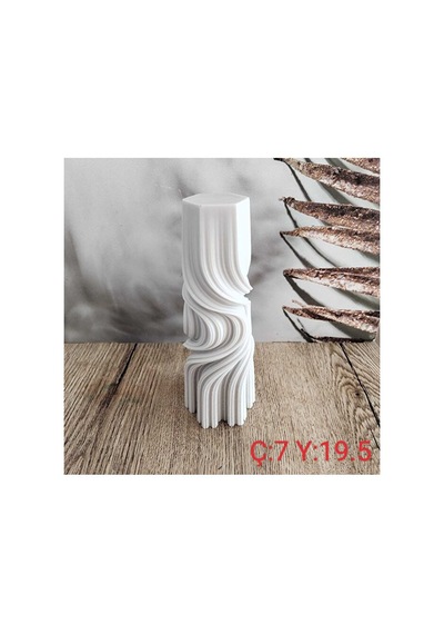 Kıvrımlı Spiral Modern Silikon Kalıp