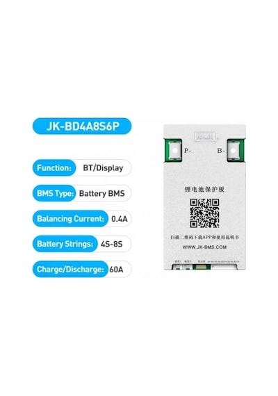 Jk Smart 4s-8s 60a Universal Bms 0.4a Balans Bt