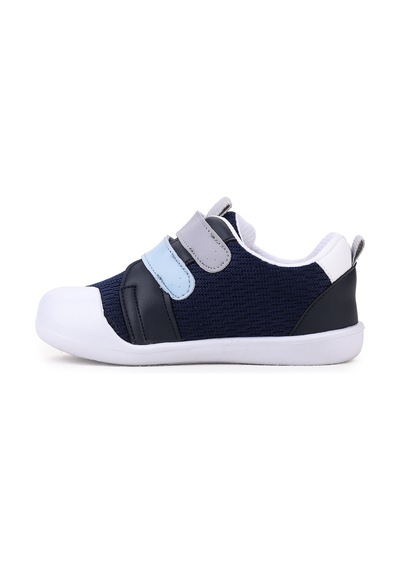 Kiko Kids Textile Cırtlı Erkek Bebek Spor Ayakkabı Lacivert