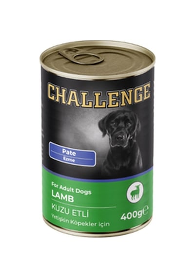 Challenge Kuzulu Ezme Yetişkin Köpek Konservesi 400 Gr 24'lü Paket