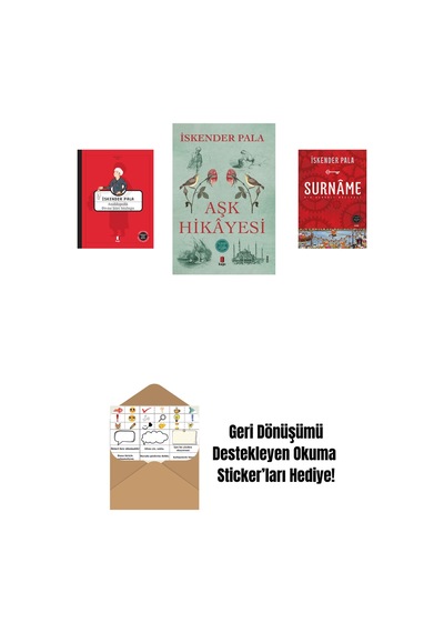 Ansikolopedik Divân Şiiri Sözlüğü Ciltli + Aşk Hikâyesi + Surnâme - Bir Osmanlı Mâcerası + Okuma Sticker'ları
