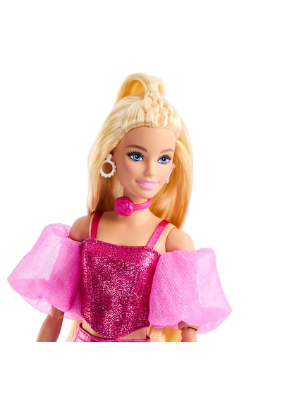 Barbie Stil İkonu Bebek - Metalik Pembe Kıyafetli JFP40