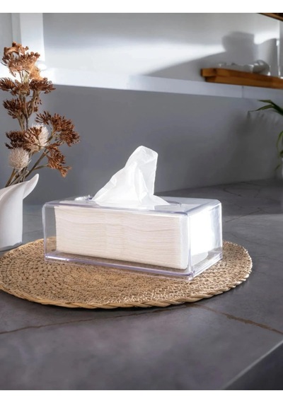 Lüx Wipe Box Peçetelik Desenli Model 22 X 12 Beyaz Plastik Tr Beyaz Plastik Diğer