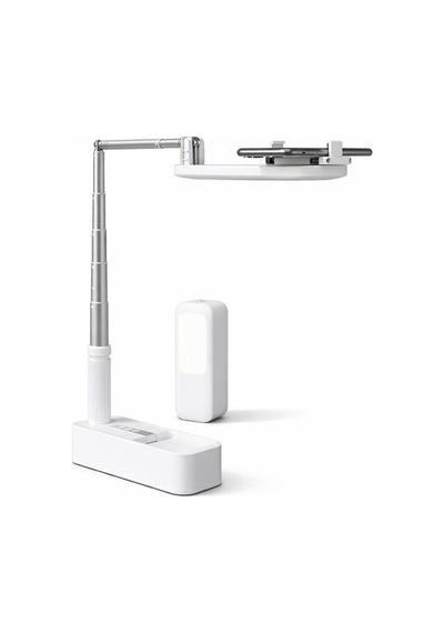 Led Işıklı Selfie Telefon Standı, Ring Light Ve 360 Döner Telefon Tutucu, Kumandalı Şarj Edilebilir Ayarlanabil