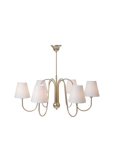 Mudo Home Chamber 6'lı Avize 80 Cm Beyaz