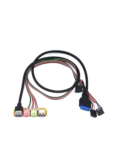 9 19 Pin Ön Panel Usb 2.0 3.0 3.5 Kulaklık Mikrofon Kablo 4986P