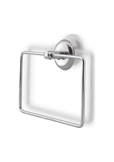 Krom Renk Vidalı Kare Havluluk Lavabo Banyo Mutfak Aparat Standı Bez Havlu Askısı Paslanmaz Metal Genel
