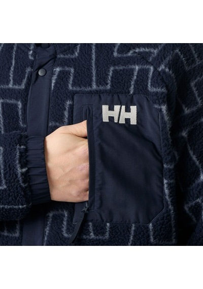 Helly Hansen Panorama Printed Pile Snap Mont Erkek Polar-34593 Lacivert